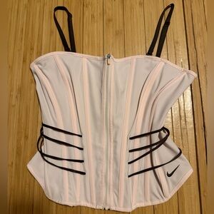 RARE! Nike pink and brown corset